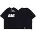 Summer STA National Trend RAG Print Series Pure Cotton Short Sleeve Round Neck Loose Casual Unisex Couple T-Shirt Ins_desvips.com
