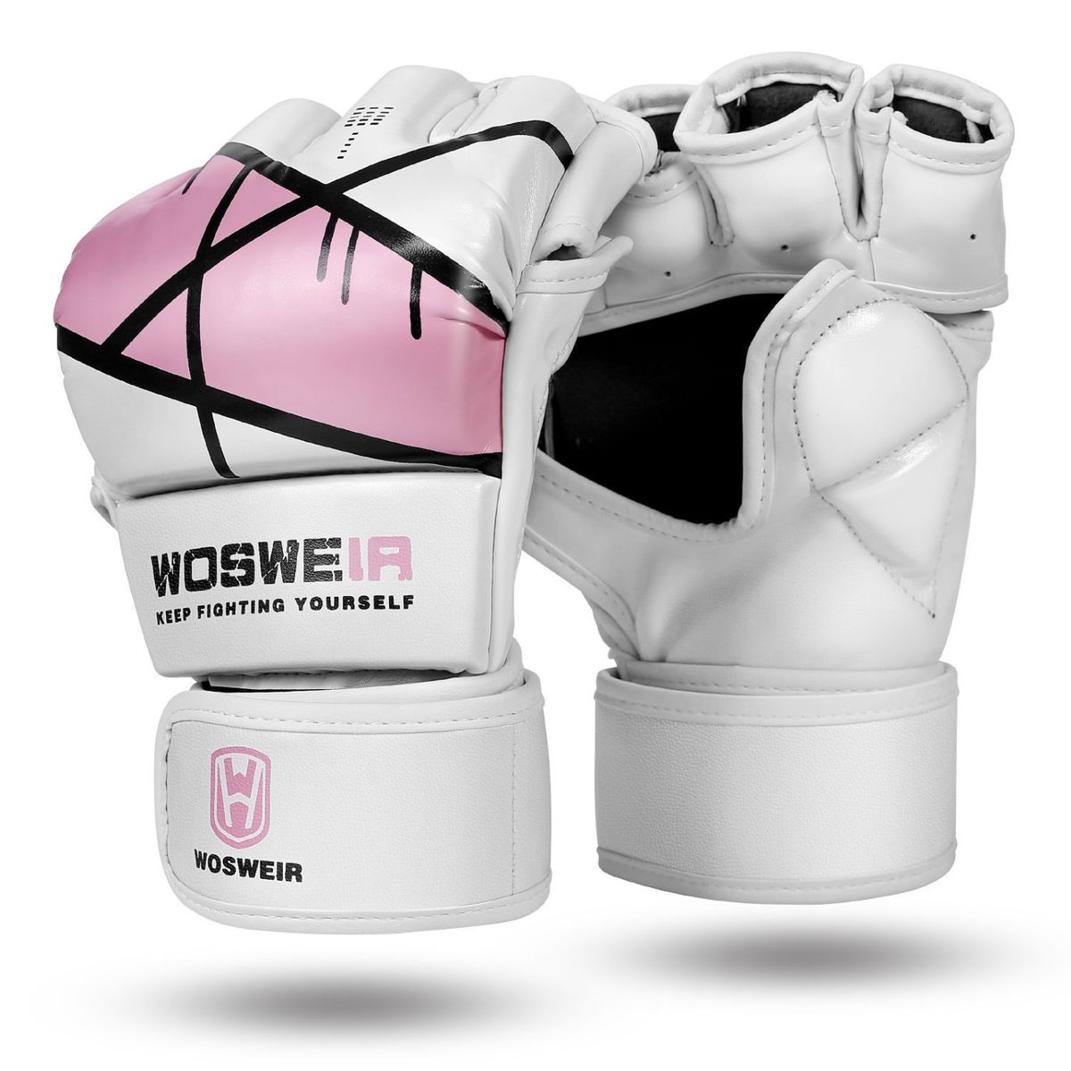 Thickened Fighting Gloves Training Boxing Men And Women Half Finger Adult Muay Thai Split Finger Boxing Gloves Sanda Dedicated Professional Fighting_desvips.com