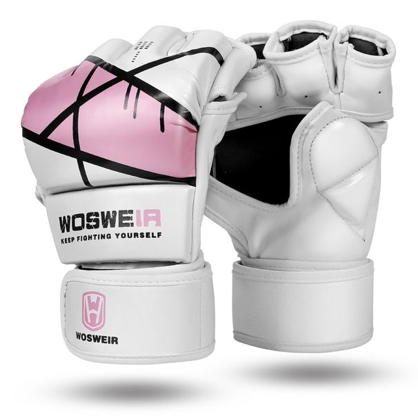 Thickened Fighting Gloves Training Boxing Men And Women Half Finger Adult Muay Thai Split Finger Boxing Gloves Sanda Dedicated Professional Fighting_desvips.com