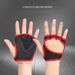 Breathable Hollow-Back Gym Gloves – Anti-Slip & Anti-Callus Weightlifting Gloves For Men & Women (Black/Red – One Size Fits Most)_desvips.com