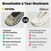 Fittington Walking For Men Extra Wide Sneakers Comfortable Lightweight Running Sport Shoes With Arch Support For Flat_desvips.com
