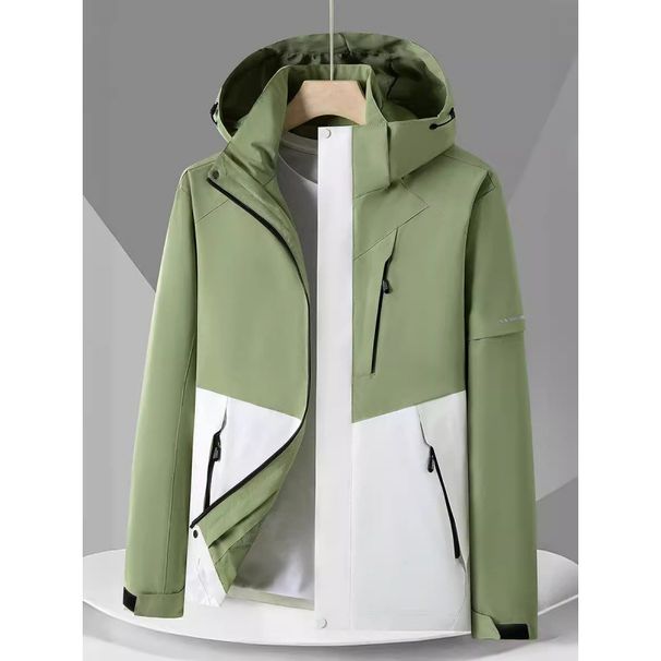 Men's Women's 2024 New Windproof Waterproof Detachable Shell Jacket For Mountaineering And Skiing_desvips.com