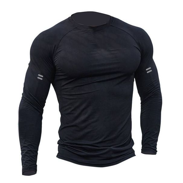 Men's Clothing basketball tights men's sports fitness base training outdoor competition training breathable long sleeved compression clothing_desvips.com