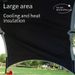 Blackout Camping Canopy Tent Waterproof UV Protection Sun Shelter With Portable Picnic Mat Arc Design Lightweight Easy Setup_desvips.com