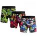NOKO 3-pack European And American Size Men's Underwear Side Opening And Lengthened Trouser Legs Men's Boxer Briefs_desvips.com