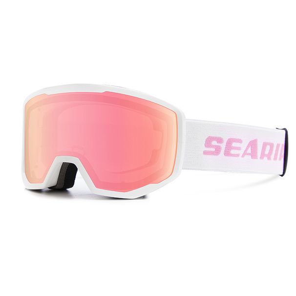 SEARIPE Snowy Pie Column Surface Goggles For Men Women, Single And Board Goggles, Double Layer Anti-Fog Ski Equipment_desvips.com