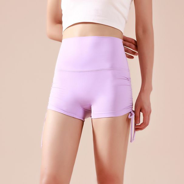 Summer New Drawstring High Waist Tummy Control Butt Lift Slimming Sports Shorts For Women Running Outdoor Fitness Yoga_desvips.com