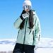 26 New Cotton Jackets Women, Unisex Ski Clothing, Windproof, Waterproof, Breathable, Warm, Suitable For Both Single And_desvips.com