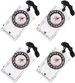 4 Pcs Outdoor With Adjustable Declination,Magnifier,Ruler,Scale. Multifunctional Orienteering Waterproof Compass For Map_desvips.com