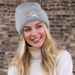 Embroidered Puppy Hat Knit Hat Autumn And Winter Couple Hat Ski Wool Hat Warm Face Small Pullover Hat_desvips.com
