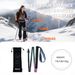 Ultra-light Trekking Pole Walking Stick Gradient 4-section Carbon Fiber Climbing EVA Grip Suitable Outdoor Hiking_desvips.com