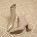 Selg Shoes Zipper Winter Womens Pointed Toe Solid Plus Veet Warm Short Tall UK Boots 241122_desvips.com