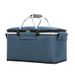 Outdoor Insulation Basket Aluminum Foil Thick Picnic Basket Oxford Cloth Folding Picnic Bag Insulation Box Ice Bag Ice Basket_desvips.com