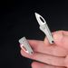 Mini Titanium Alloy Pocket Keychain, Portable And Creative Tool For Opening Packages, Sharp Folding Knife_desvips.com