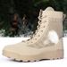 Outdoor Hiking Shoes, High-top Tactical Boots, Men's And Women's Desert Boots, Autumn And Winter Plush_desvips.com