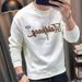 Autumn Winter New Round Neck Sweatshirt Jacket Top Trendy Brand Base Letter Print Long Sleeve Fashionable Casual Men's_desvips.com