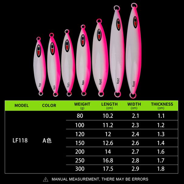 Deep Laser Luminous Slow Jigging Fast Sinking Lure Boat Sea Fishing Hairtail Jig Lead Fish_desvips.com