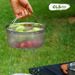 304 Stainless Steel Colander - Large Round Kitchen Strainer Basket For Washing Fruits & Vegetables - Durable & Rust-Proof With Ergonomic Handle_desvips.com