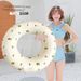 Vintage Olive Green Swim Ring - Thickened Arm Float For Adults (Retro Design Heavy-Duty PVC Non-Slip Grip Max 220lbs)_desvips.com