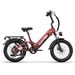 Cleytro XC20 20" Electric Bike, 48V 15.6Ah Battery, Front And Rear Suspension_desvips.com