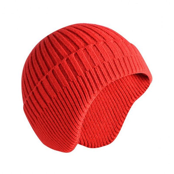 LazyZoom Warm Watch Men's Skull Cap Winter Knitted Earflap With Ears Brimless Cycling Hat_desvips.com