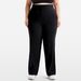 Women’s Clothing nude sports wide leg pants high waist drape straight casual trousers drawstring pocket yoga flared pants_desvips.com