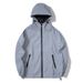 NEW SIZE Night Reflective Jackets Double Fabric Windbreaker Hooded Jacket Men Hip Hop Dancer Waterproof Zipper Coats_desvips.com