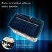 Solar sensor headlight type-c charging LED night fishing running headlight COB red and white power display_desvips.com