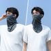 Nylon Men's Sun Protection Gaiter, Thin Ice-feel UV Protection, Women's Summer Neck Protector And Face Mask_desvips.com