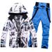 Ski Suits For Men, Windproof, Waterproof, Warm Breathable, One Piece Delivery, Single Double Board Skiing Clothes And_desvips.com