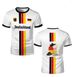 German Men's Football Jersey, Short-sleeved T-shirt With German Flag Design, Plus-size Summer Sports T-shirt_desvips.com