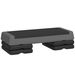 Stepper Fitness Regolabile A 10.5/15.5/20.5 Cm Con Superficie Antiscivolo In PE, 77x36x20.5 Cm, Grigio_desvips.com