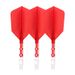 Two-color dart blade durable accessories Flymark One tail Slender dart dart wing 3 sets_desvips.com