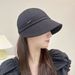 Women's Oversized UPF50+ Sun Hat - All-Season Bucket Hat With Wide Brim For UV Protection_desvips.com