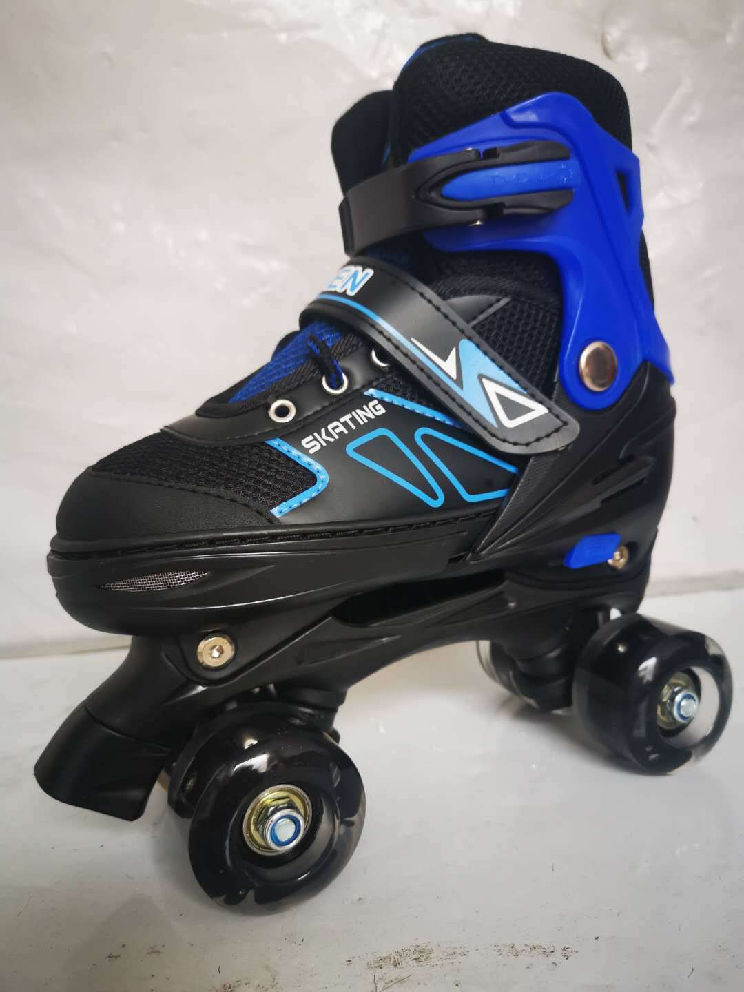 Children's PU Fully Flashing Double Row Inline Roller Skates Four Wheel Sports Outdoor Skateboards And Scooters_desvips.com