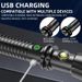 Wolf Tooth Lamp Rod Strong Light Charging Outdoor Super Bright Multi Functional Vehicle Retractable Self Defense Window_desvips.com