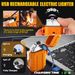 Electric Plasma Lighter And Torch Lighter 2 Pack Outdoor Waterproof Matches Set Includes A Rechargeable Dual Arc Lighter And A Refillable Butane Light_desvips.com