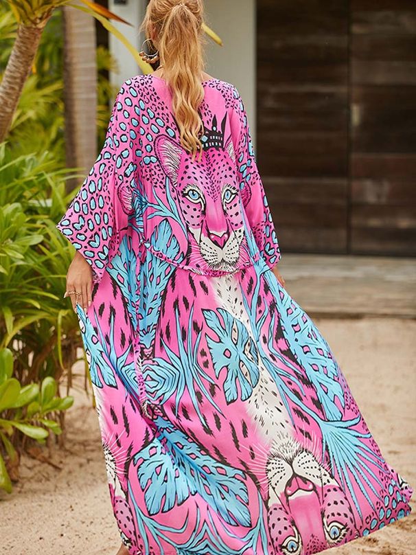 2024 Sanya Beach, Thailand Beach Travel Sun Protection Clothing Cardigan Thin Long Sleeves Outwear Mid-Length Blouse_desvips.com