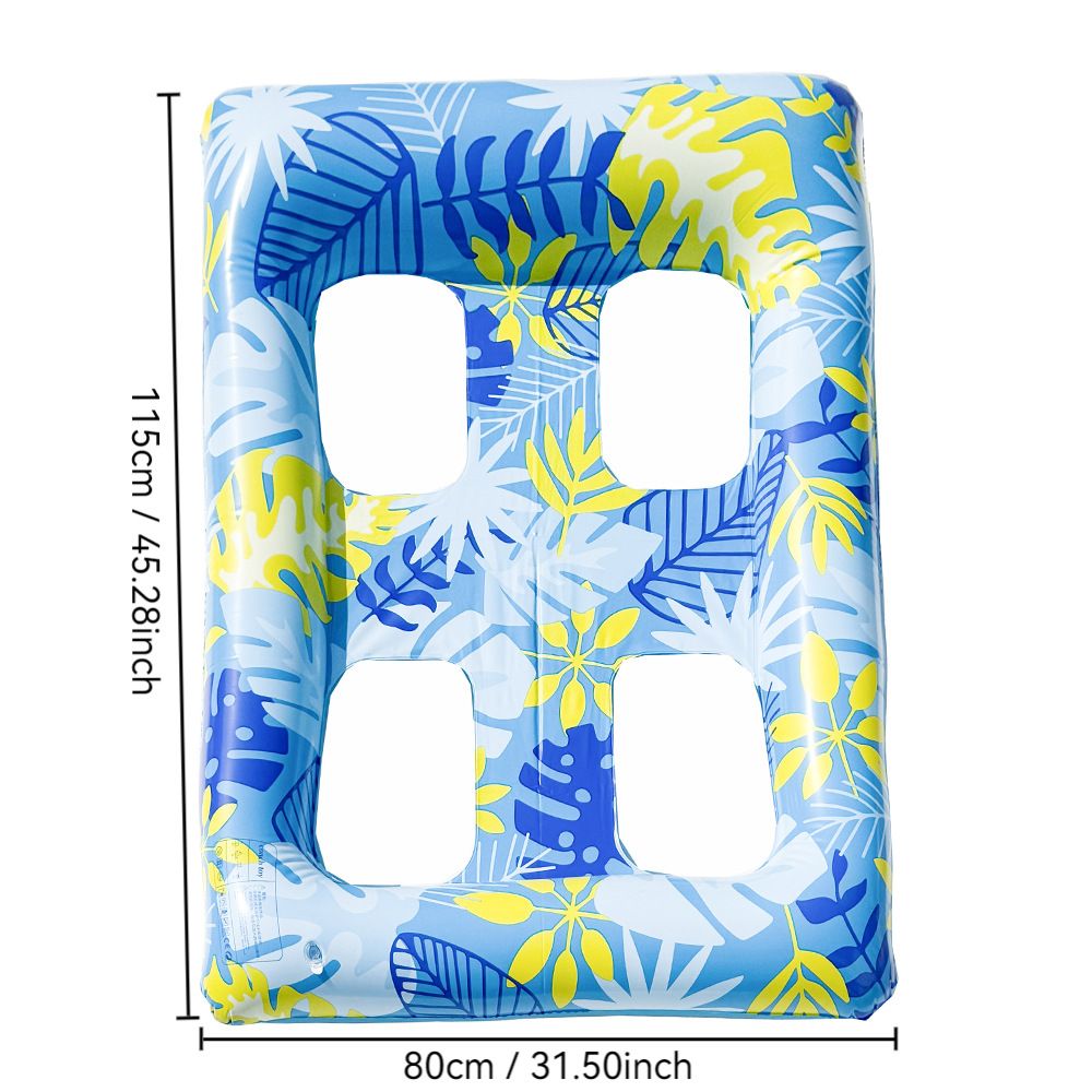 Glitter Starry Inflatable Floating Lounger – Breathable Mesh Pool Float, Portable Water Hammock For Swimming, Beach & Lake – Single/Double Airbed_desvips.com