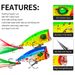 6 Colors Wave Lure 4.3cm Mini 4g With Feather Bionic Fishing Bait DW1059_desvips.com