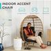 Best Choice Products Oversized Wicker Egg Chair With Steel Frame And 4 Cushions, 440lb Capacity, For Indoor Or Outdoor Use In Patio, Backyard, Or Livi_desvips.com