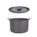 Large Camping Cookware Set - Outdoor Hanging Pot & Non-Stick Soup Pan (Portable & Multi-Functional) - BBQ Picnic & Backpacking Essentials_desvips.com