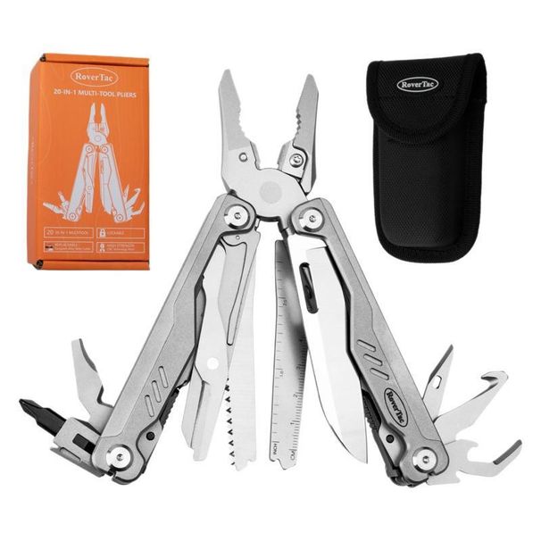 New Titanium Alloy Tool Knife Outdoor Tactical Equipment Folding Portable Emergency Multi-Function Pliers_desvips.com