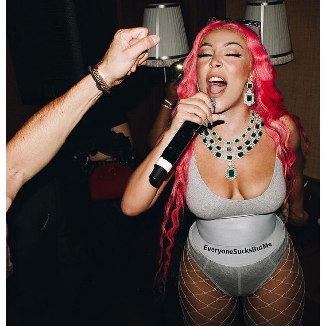 Women's Sexy High-Waisted Letter Print Slimming Casual Bar Dancewear Stretch Pants Ins Internet Celebrity Style_desvips.com