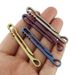 Titanium Alloy Key Ring Outdoor Small Tool Fast Hooks Multi Buckle EDC_desvips.com