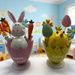 Easter Decorations, Cute Rabbit Chick Cartoon Ornaments For Desks, Counters, Indoor And Outdoor Decorations_desvips.com