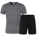 Men's Clothing Casual Spot T-Shirt Shorts Thin Breathable Sports Suit_desvips.com