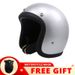 Electric car helmet Retro helmet Glass steel motorcycle helmet 3/4 helmet_desvips.com