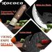ROCOCO Viking Cleaver Knife Full Tang Kitchen Axe Birthday Gift For Men_desvips.com