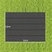 Toile De Toit Pour Pergola Tonnelle Rétractable De 4 X 3 M - Toile Uniquement 350 X 260 Cm Gris Foncé_desvips.com